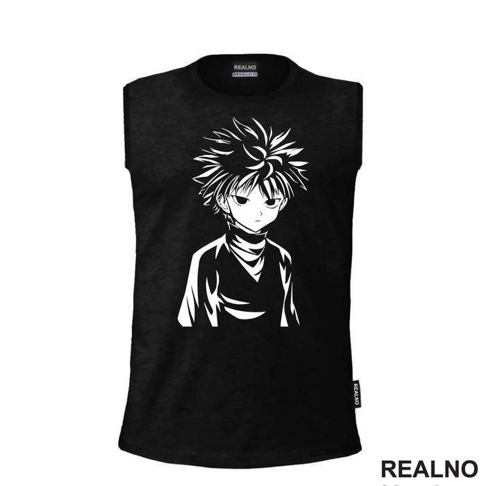 Killua - White Portrait - Hunter x Hunter