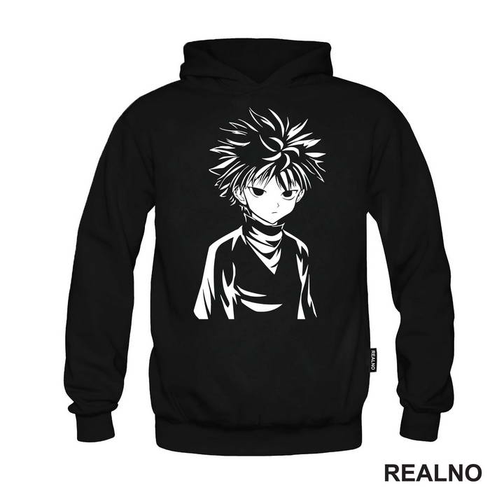 Killua - White Portrait - Hunter x Hunter