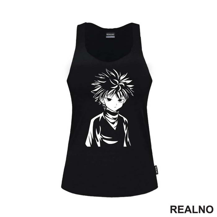 Killua - White Portrait - Hunter x Hunter