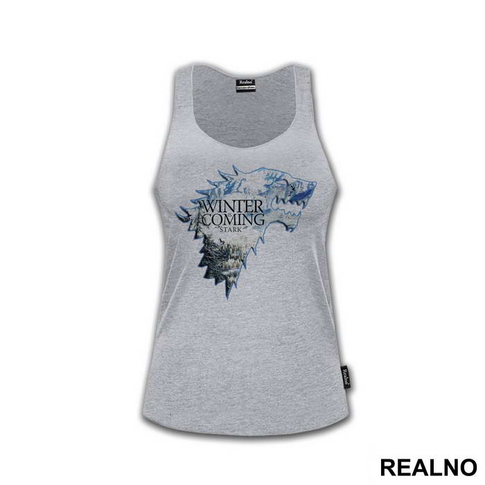 Winter Is Coming Snow Dire Wolf Sigil - Game Of Thrones - GOT - Majica