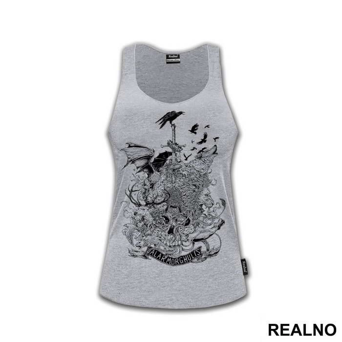House Sigils: Dragon, Lion, Stag, Dire Wolf, Sun Spear - Brown - Game Of Thrones - GOT - Majica