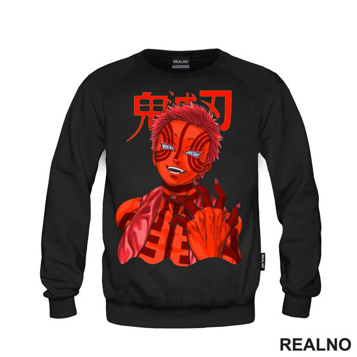 Akaza - Red - Demon Slayer