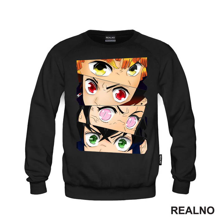 Eyes - Tanjiro, Nezuko, Inosuke And Zenitsu - Demon Slayer