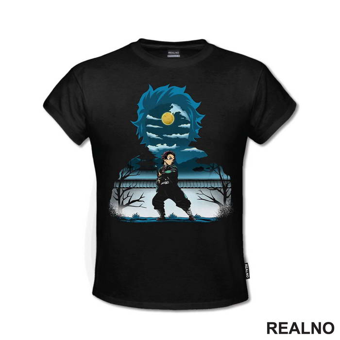 Tanjiro Kamado - Blue - Double Exposure - Demon Slayer