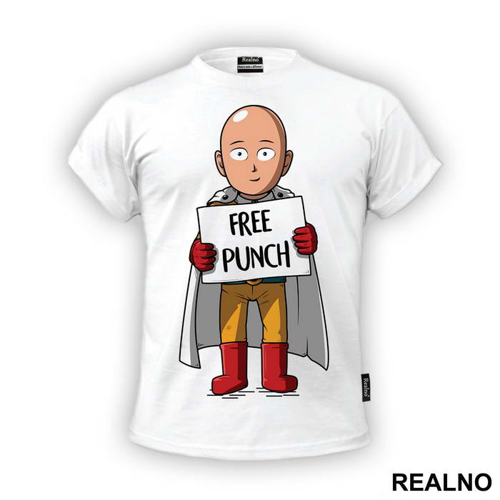 Free Punch - One Punch Man - Majica