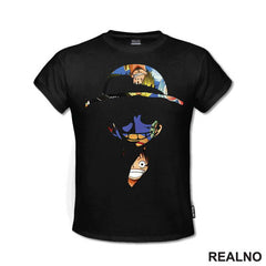Luffy - Double Exposure - One Piece