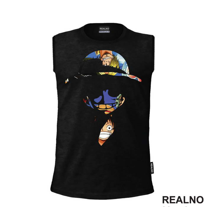 Luffy - Double Exposure - One Piece