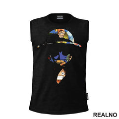 Luffy - Double Exposure - One Piece