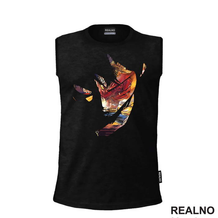 Angry Luffy - Double Exposure - One Piece