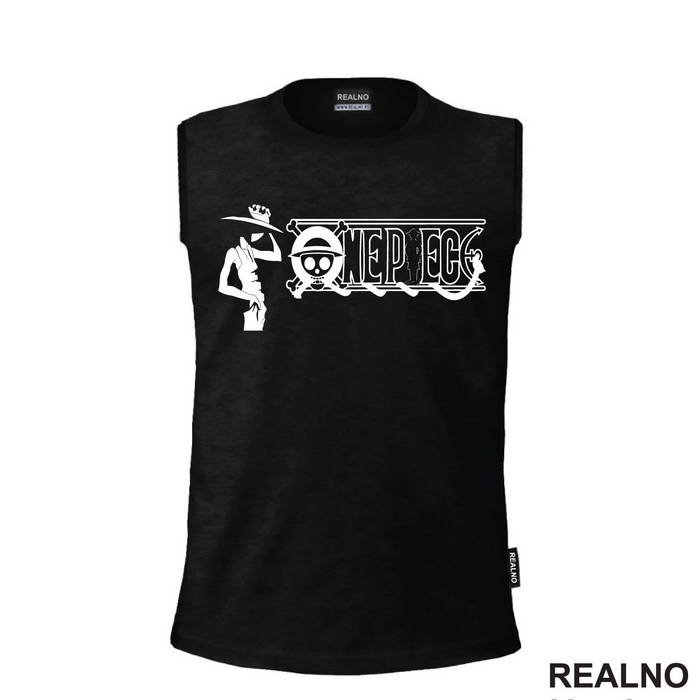 Logo And Luffy - One Piece