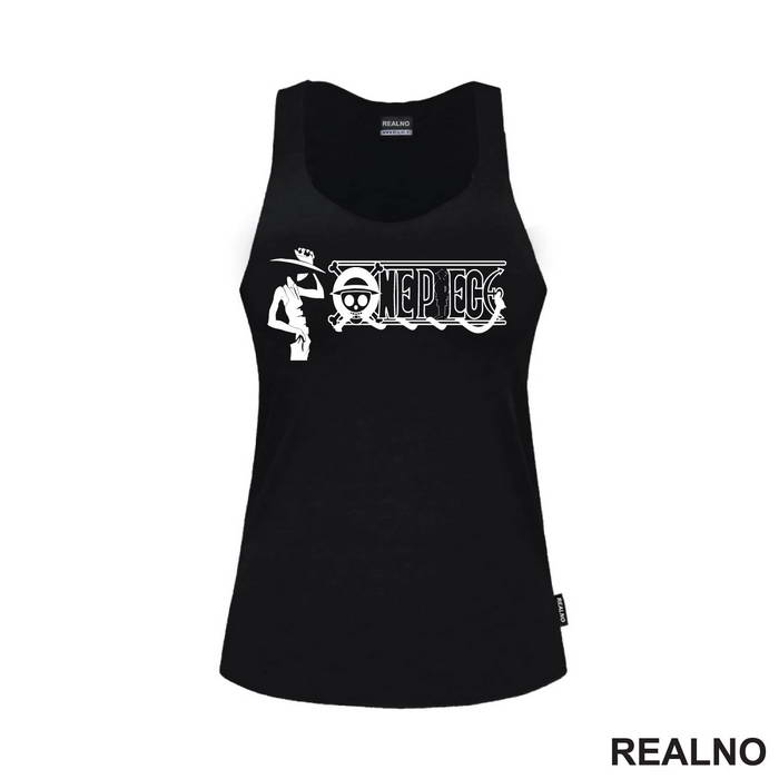 Logo And Luffy - One Piece