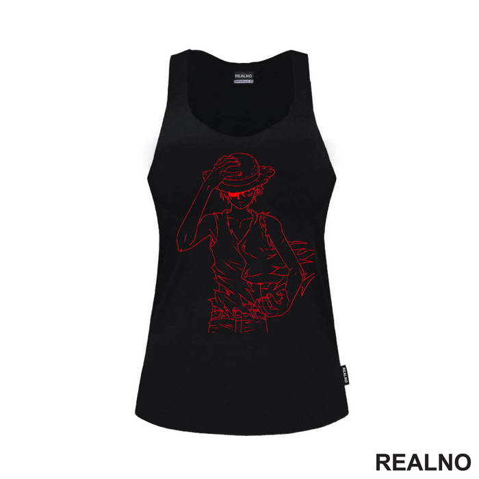 Straw Hat - Red - One Piece