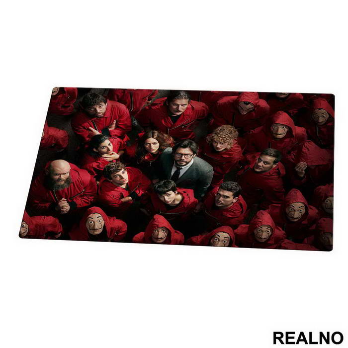 Group - La Casa de Papel - Money Heist - Podmetač za sto
