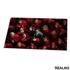 Group - La Casa de Papel - Money Heist - Podmetač za sto