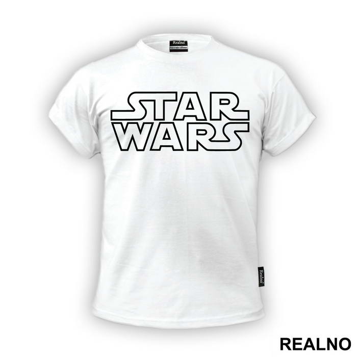 Yellow logo - Star Wars - Majica