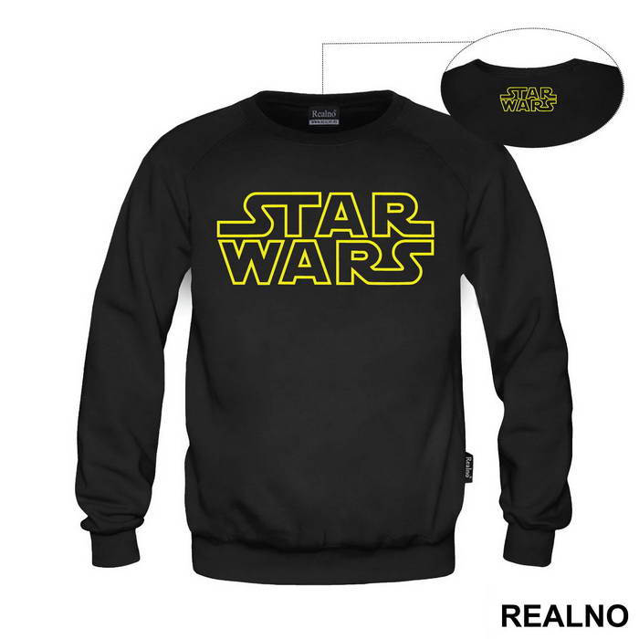 Yellow logo - Star Wars - Majica