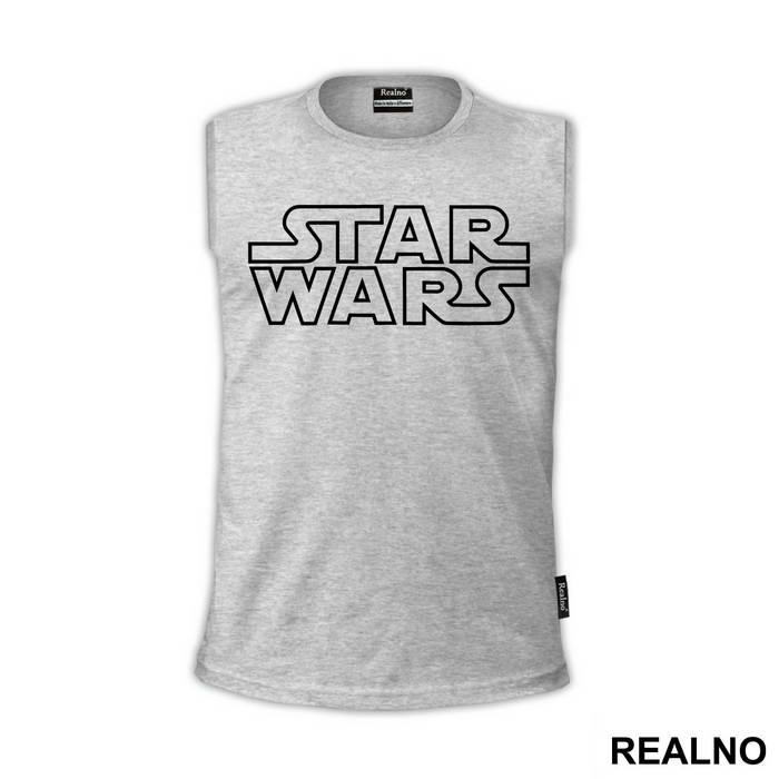 Yellow logo - Star Wars - Majica