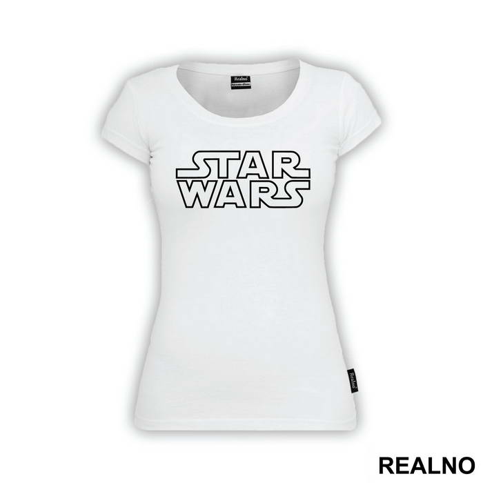 Yellow logo - Star Wars - Majica