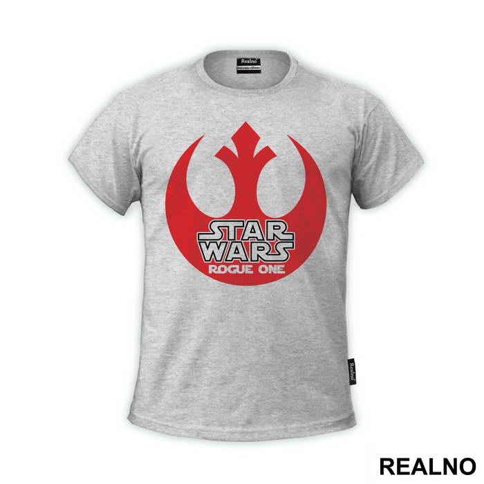 Rogue One - Red Rebel Alliance Logo - Star Wars - Majica
