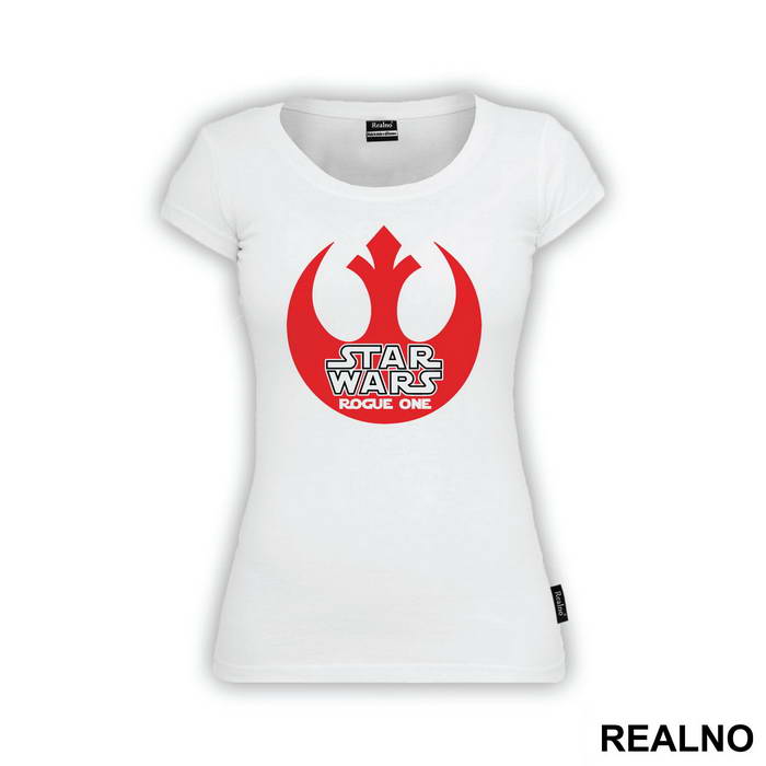 Rogue One - Red Rebel Alliance Logo - Star Wars - Majica