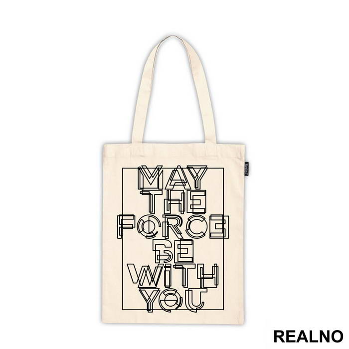 May The Force Be With You - Yellow - Star Wars - Majica