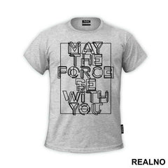 May The Force Be With You - Yellow - Star Wars - Majica