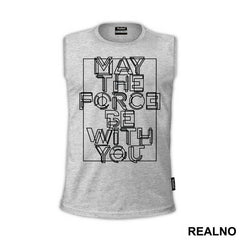 May The Force Be With You - Yellow - Star Wars - Majica