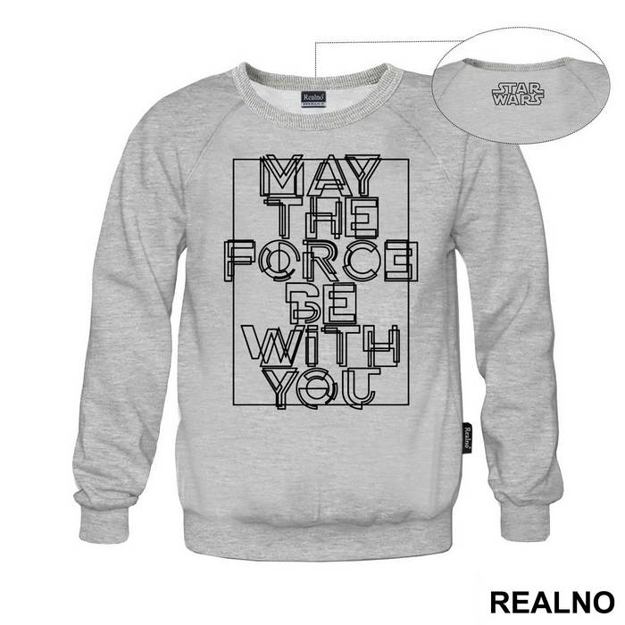 May The Force Be With You - Yellow - Star Wars - Majica