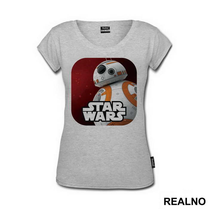 BB - 8 And Logo - Star Wars - Majica