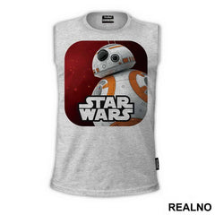 BB - 8 And Logo - Star Wars - Majica
