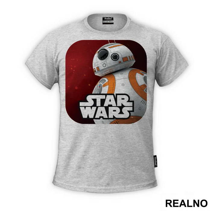 BB - 8 And Logo - Star Wars - Majica