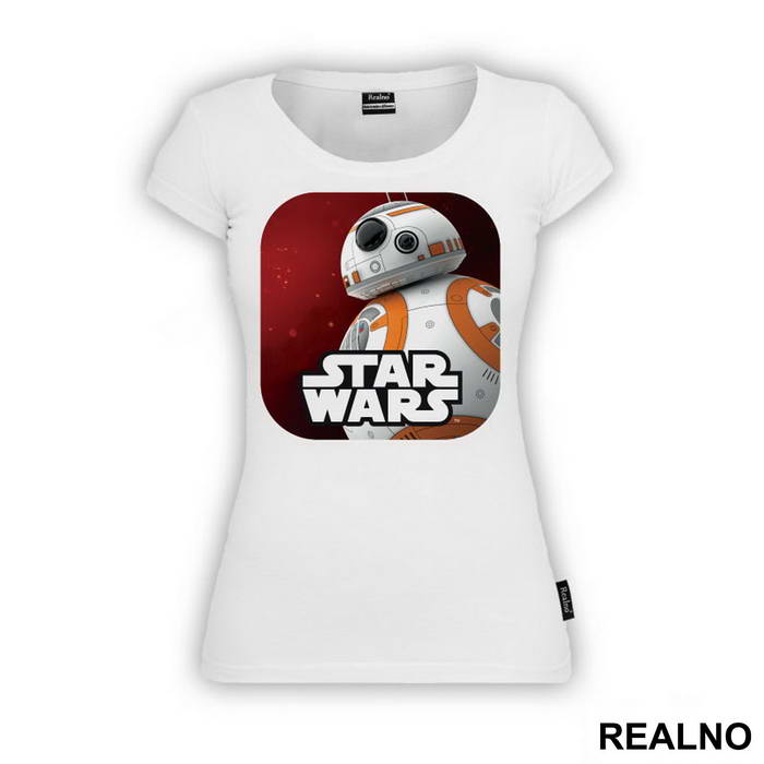 BB - 8 And Logo - Star Wars - Majica
