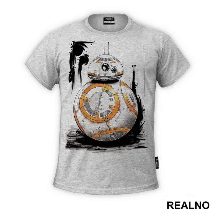 BB - 8 - Drawing - Star Wars - Majica
