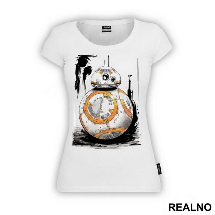 BB - 8 - Drawing - Star Wars - Majica