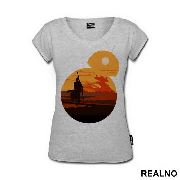 Rey And BB - 8 - Star Wars - Majica