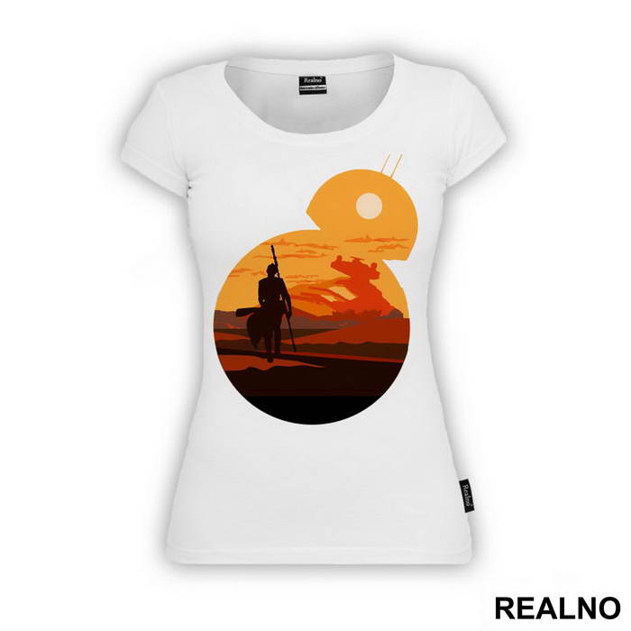 Rey And BB - 8 - Star Wars - Majica