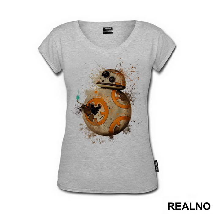 BB - 8 Splashing Colors - Star Wars - Majica