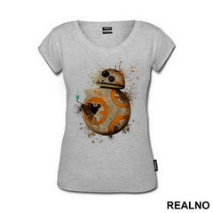 BB - 8 Splashing Colors - Star Wars - Majica