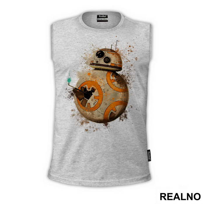 BB - 8 Splashing Colors - Star Wars - Majica