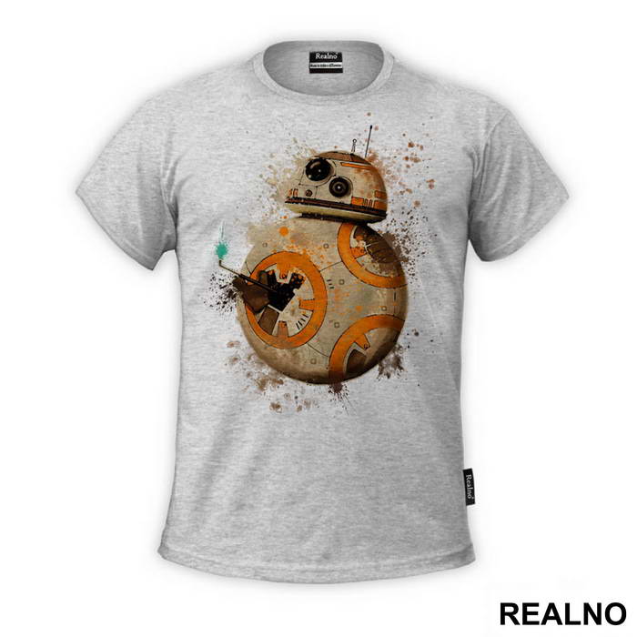 BB - 8 Splashing Colors - Star Wars - Majica