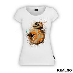 BB - 8 Splashing Colors - Star Wars - Majica