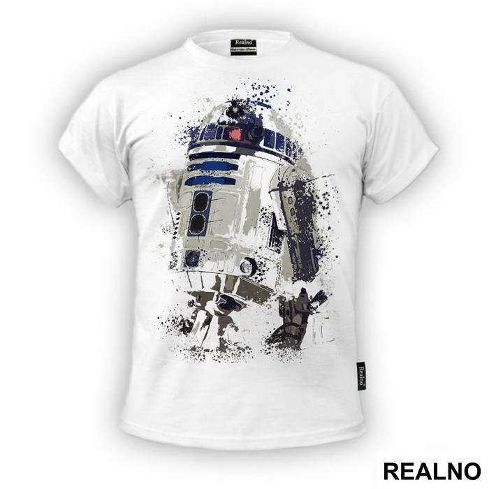 R2D2 Color Dots Splash - Star Wars - Majica
