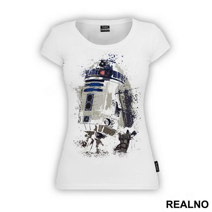 R2D2 Color Dots Splash - Star Wars - Majica