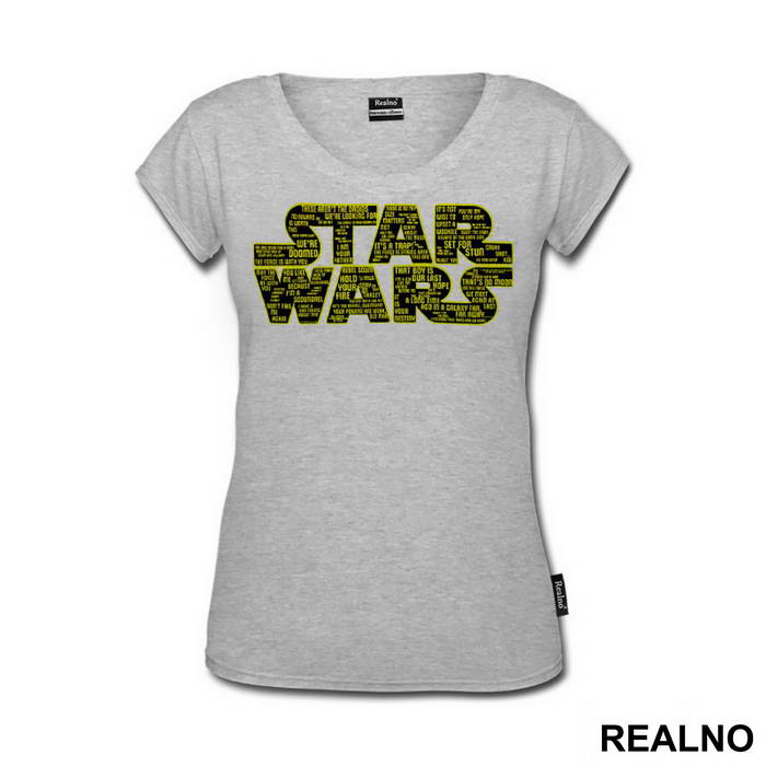 Quotes In Form Of The Logo - Star Wars - Majica