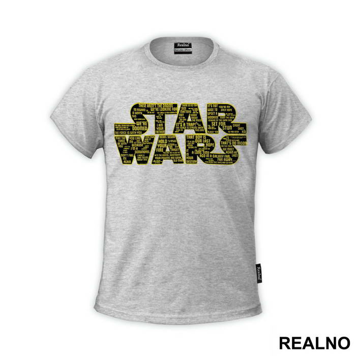 Quotes In Form Of The Logo - Star Wars - Majica