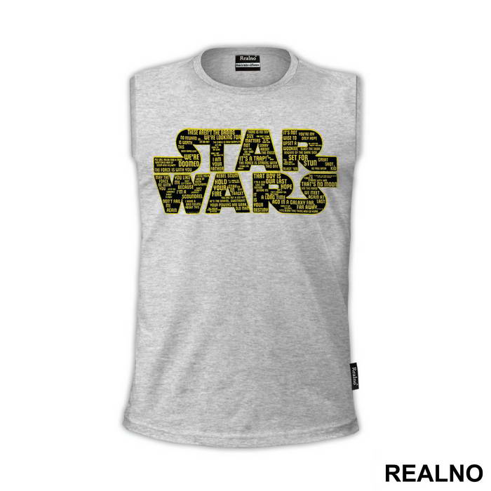 Quotes In Form Of The Logo - Star Wars - Majica