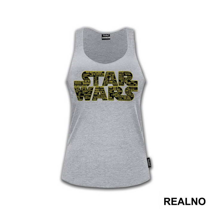 Quotes In Form Of The Logo - Star Wars - Majica