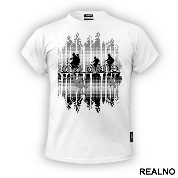 The Upside Down - Grey - Stranger Things - Majica