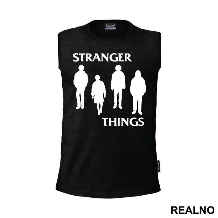 Black Silhouettes - Stranger Things - Majica