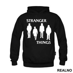 Black Silhouettes - Stranger Things - Majica